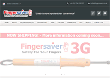 Tablet Screenshot of fingersaver.co.uk